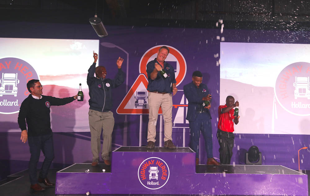 The Hollard Highway Heroes 2019 winners celebrate